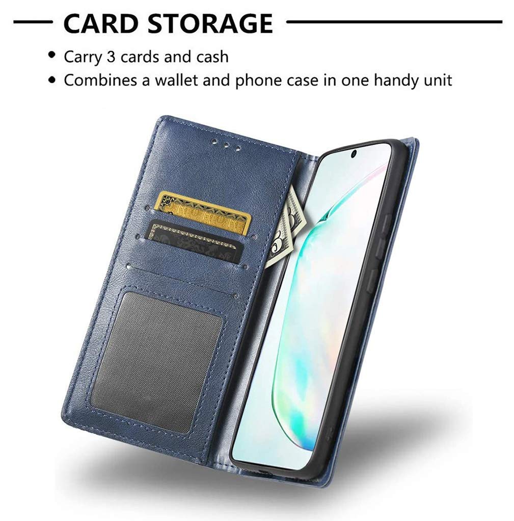HAOYE Custodia Portafoglio In Pelle PU Per Realme 11 Pro / 11 Pro+ – Con Slot Carte, Supporto E Chiusura Magnetica – Marrone