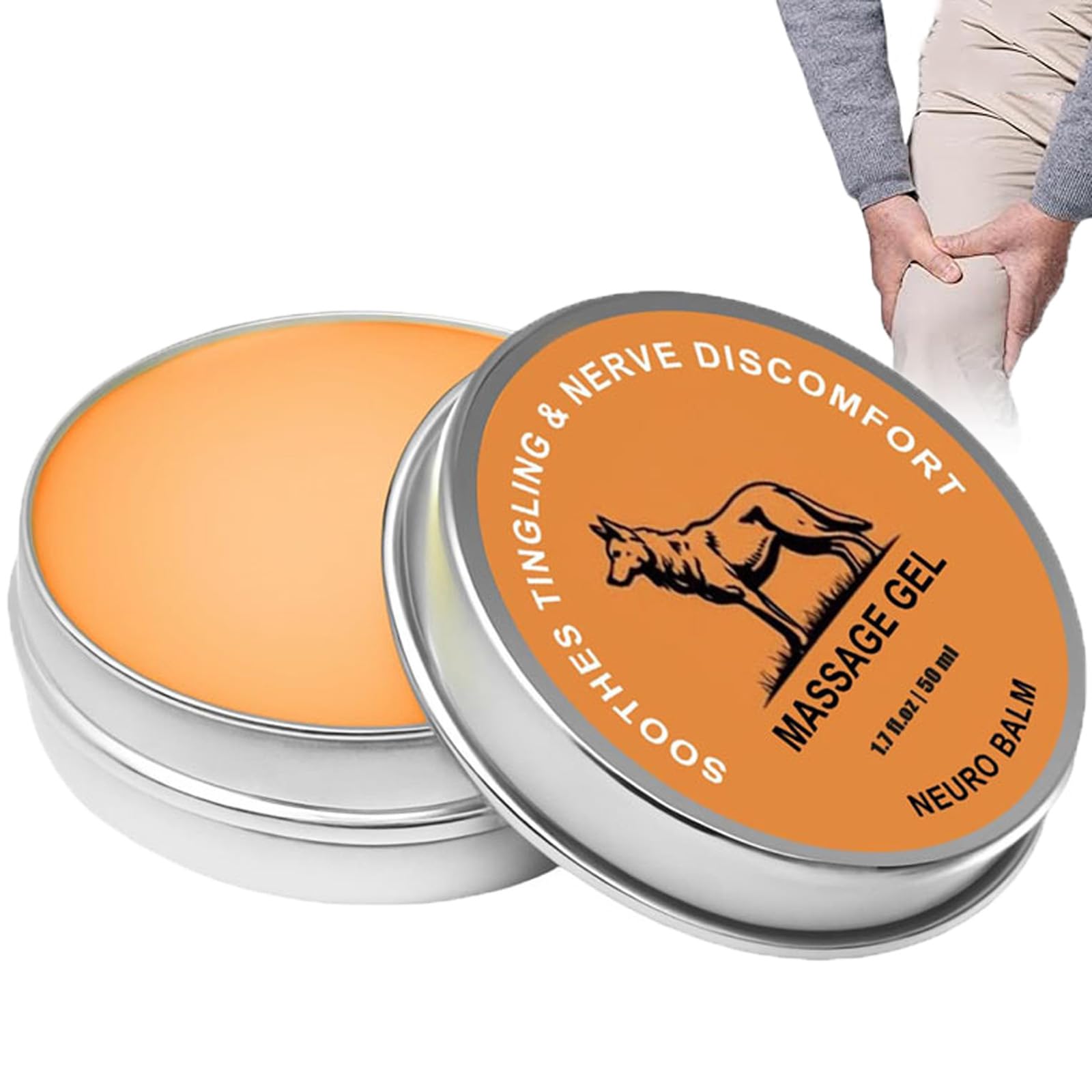 Therawolf Neuro Balm, Joint & Muscle Soothing Cream, Natural Nerve & Joint Support Balm, Fast-Acting Herbal Formula for Tingling, Burning & Stiffness, Pain Relief, Daily Body Care (1Pcs)
