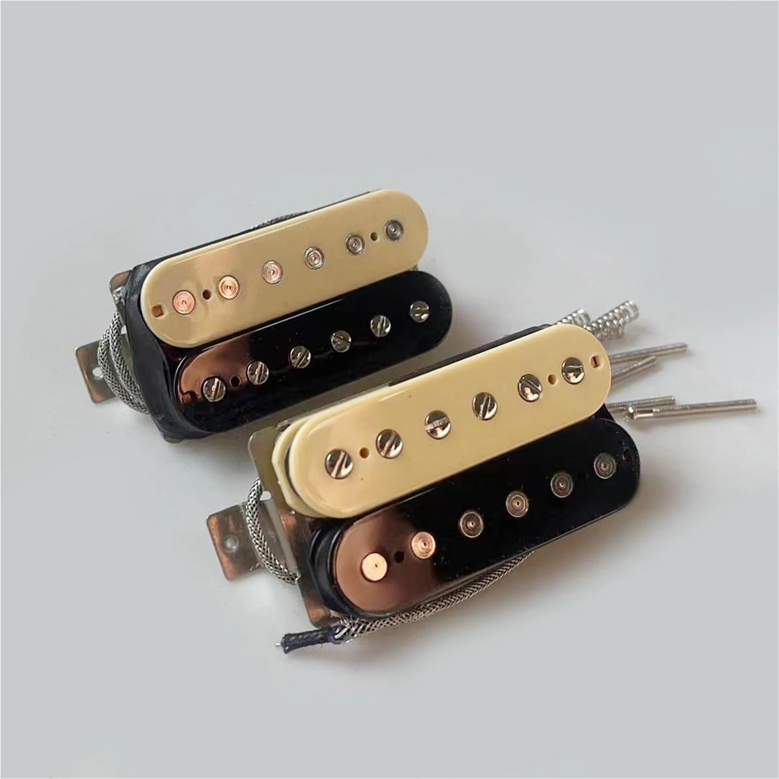 Przetworniki Humbucker Przetworniki gitarowe Czarny/Zebra Przetworniki Instrumentów Gitary Elektrycznej(Zebra)