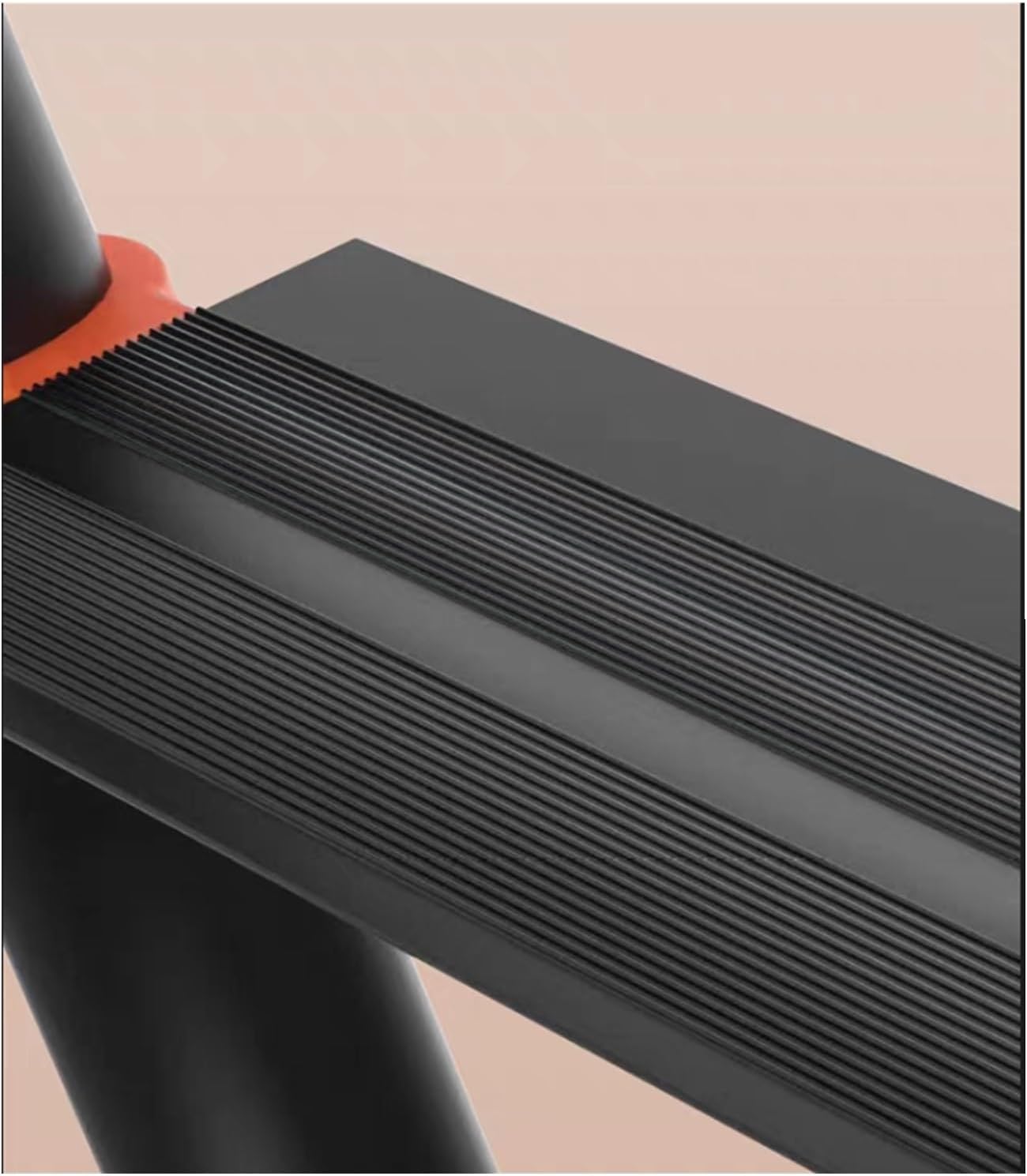 attic ladders Portable Telescoping Ladder with One Button Retraction Multi-Purpose Extension Attic Ladder for Home Office(6 Steps)