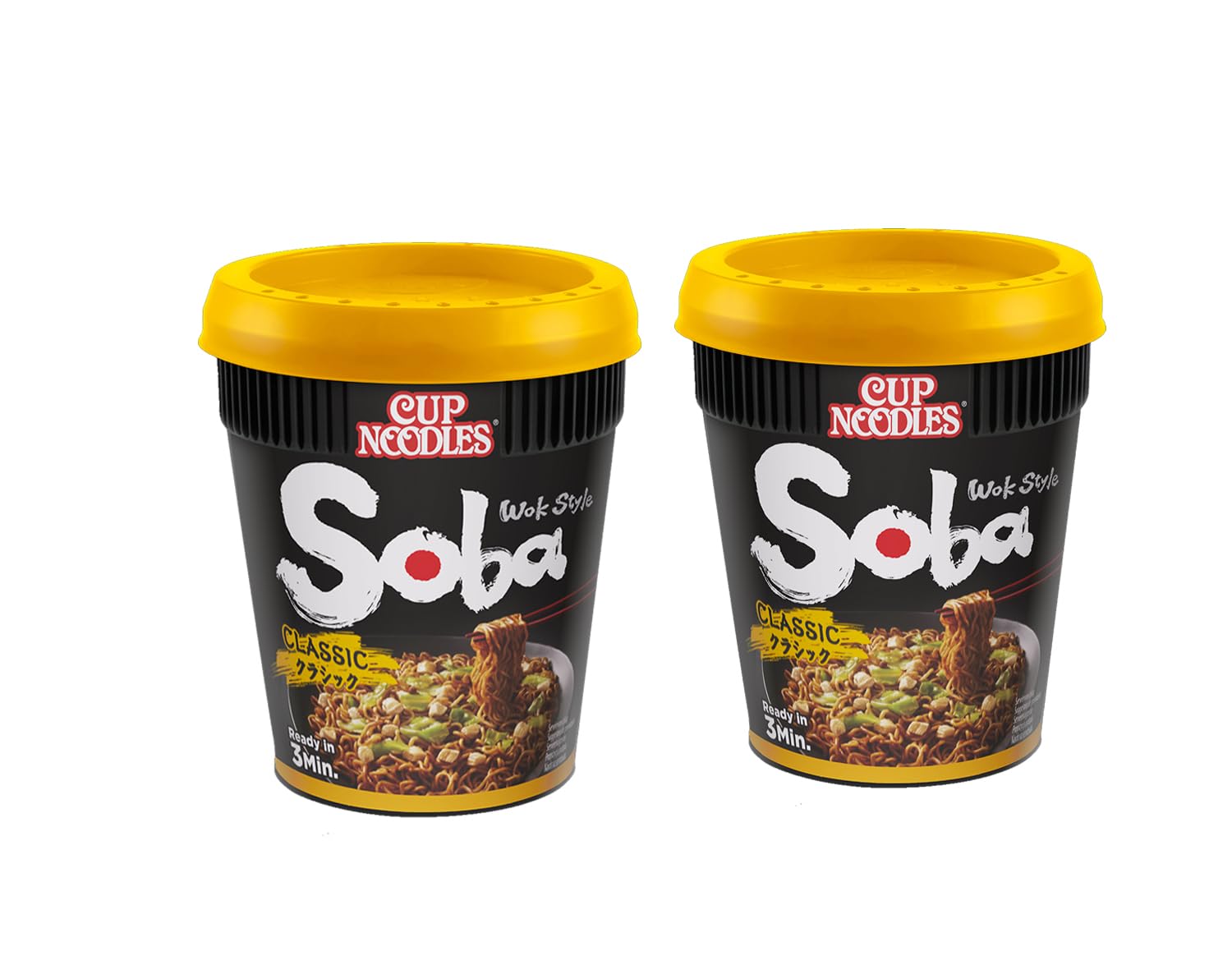 MiFan Rame Box - 8 Pezzi Nissin Soba Cup Noodles Istantanei Vari Gusti - Spaghetti Yaki Soba Giapponesi