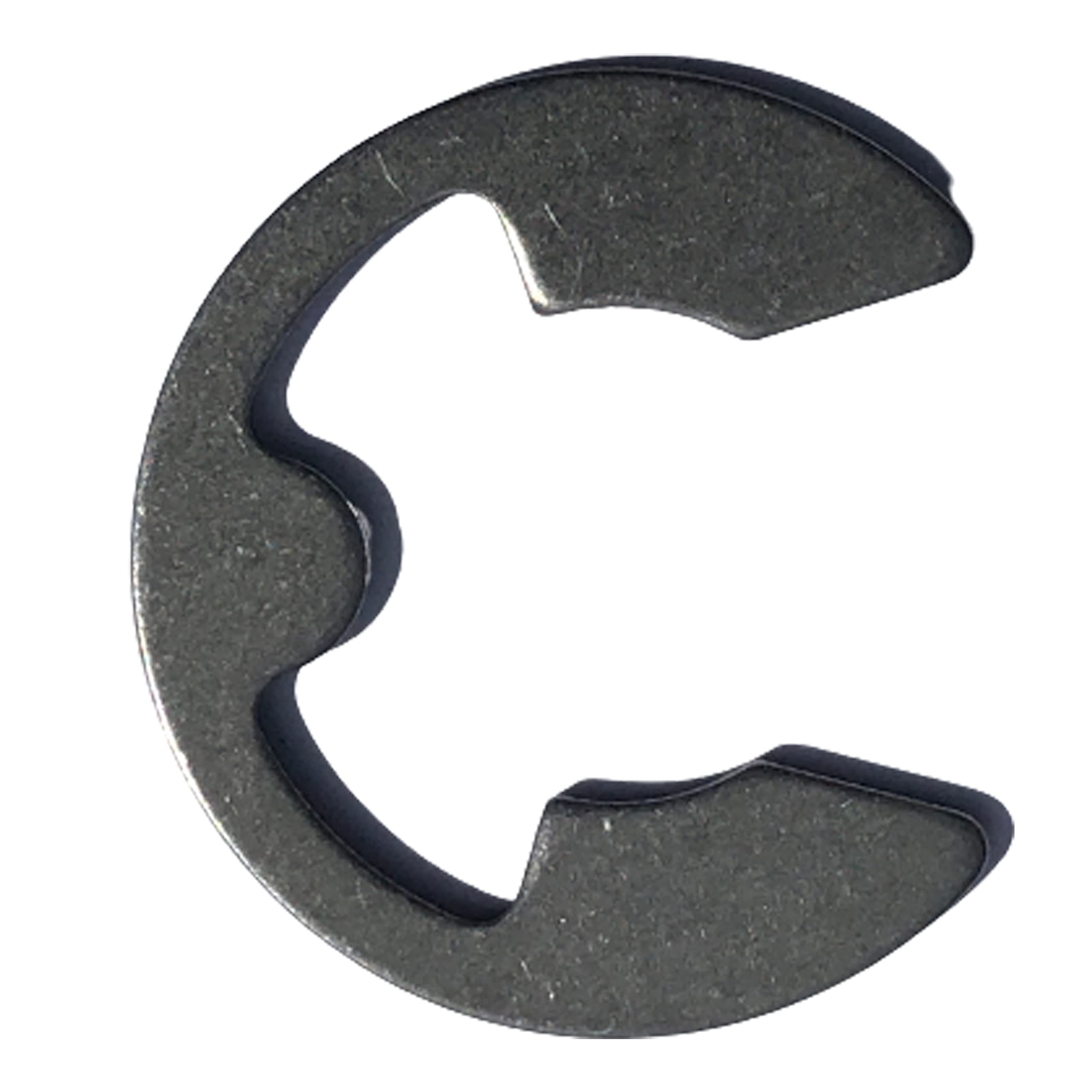 External E-Clip Snap Retaining Ring for Shaft 1.5mm to 15mm (Pack of 10) (M12 / 12mm)