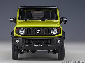 AutoArt 1/18 Suzuki Jimny　ジムニー　キネティックイエロ Amazon.com: AUTOart 1/18 Suzuki Jimney Sierra (JB74) Yellow