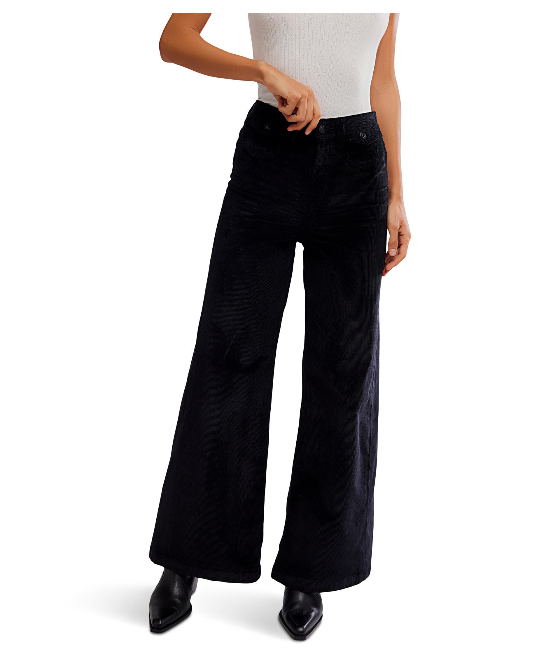 Free People Womens Kellee High Rise Palazzo