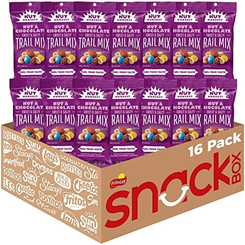 Nut Harvest, Nut & Chocolate Mix, 2.25 Ounce (Pack of 16)