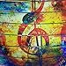 Music Decor Wall Tapestry Wall Hanging Music Note Tapestry Colorful Tapestry Psychedelic Bohemian Mandala Tapestry Indian Wall Art Wall Tapestry Bedroom Living Room Dorm Decor