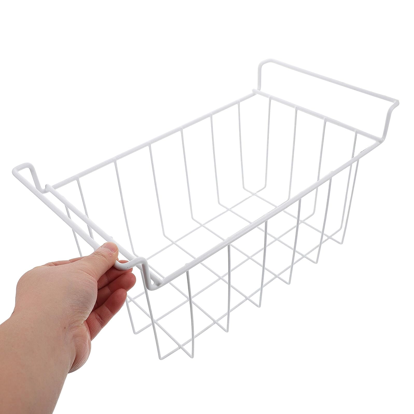 COLLBATH 3 piezas Organizadores para Congelador Cestas Colgantes de Malla Ventiladas Resistentes para Almacenamiento Profundo Frigorífico y Arcón