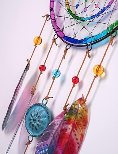 Miniatura 7 de 7 piezas de campanillas de viento decoración moderna escultura estatua ventana ornamento estatua decoración para el hogar regalos vidrieras arte de