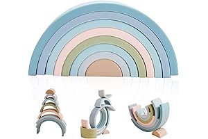 Dena Silicone Rainbow Stacking Toy : Let Creativity Take Flight
