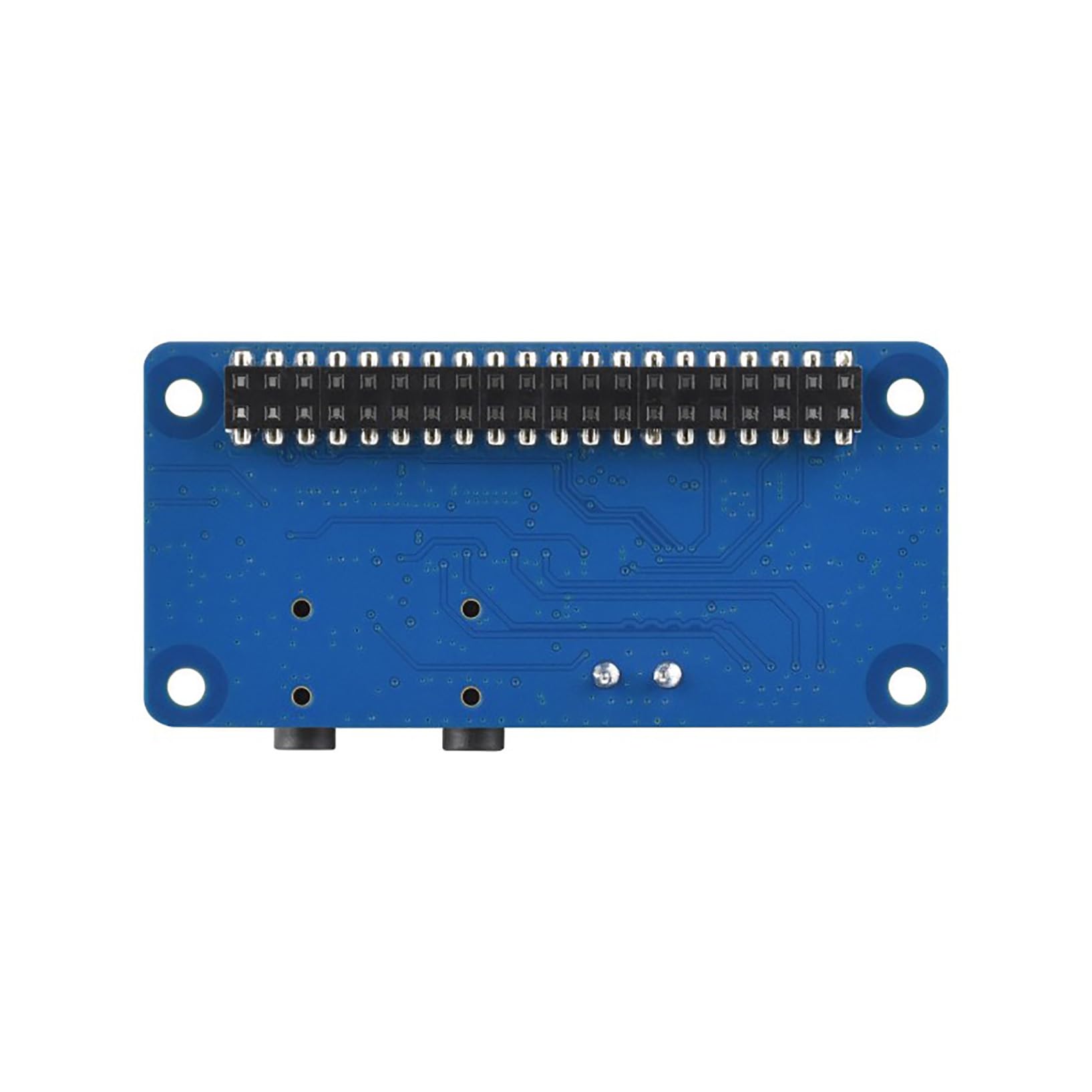 DA7212 I2S Audio Board Stereo Codec for Raspberry Pi, 96kHz 24-bit High Definition Audio, Onboard Dual Microphones, 3.5mm Jack & AUX Input, Speaker Terminal for Audio Recording and Playback HAT