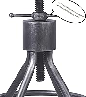 Vista 8 de Diwhy Juego de mesa de bar y taburete de bar de 5 piezas, mesa de bar rectangular industrial con estante adicional para Stroage y encimera