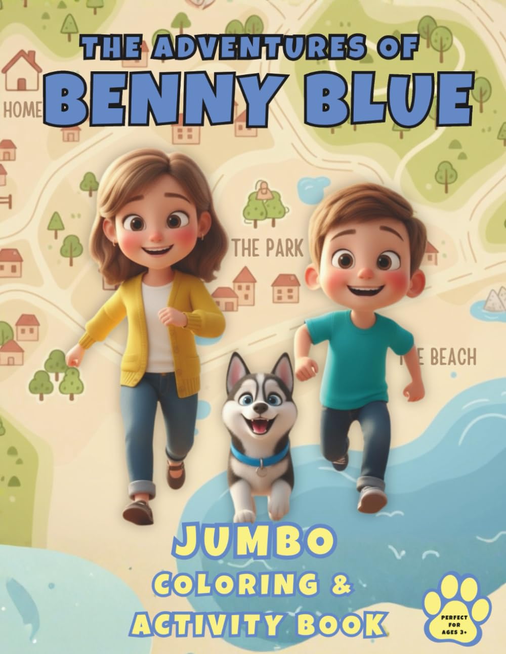 The Adventures of Benny Blue: Jumbo Coloring & Activity Book (The Adventures of Benny Blue: Heartwarming Bedtime Stories for Children)
