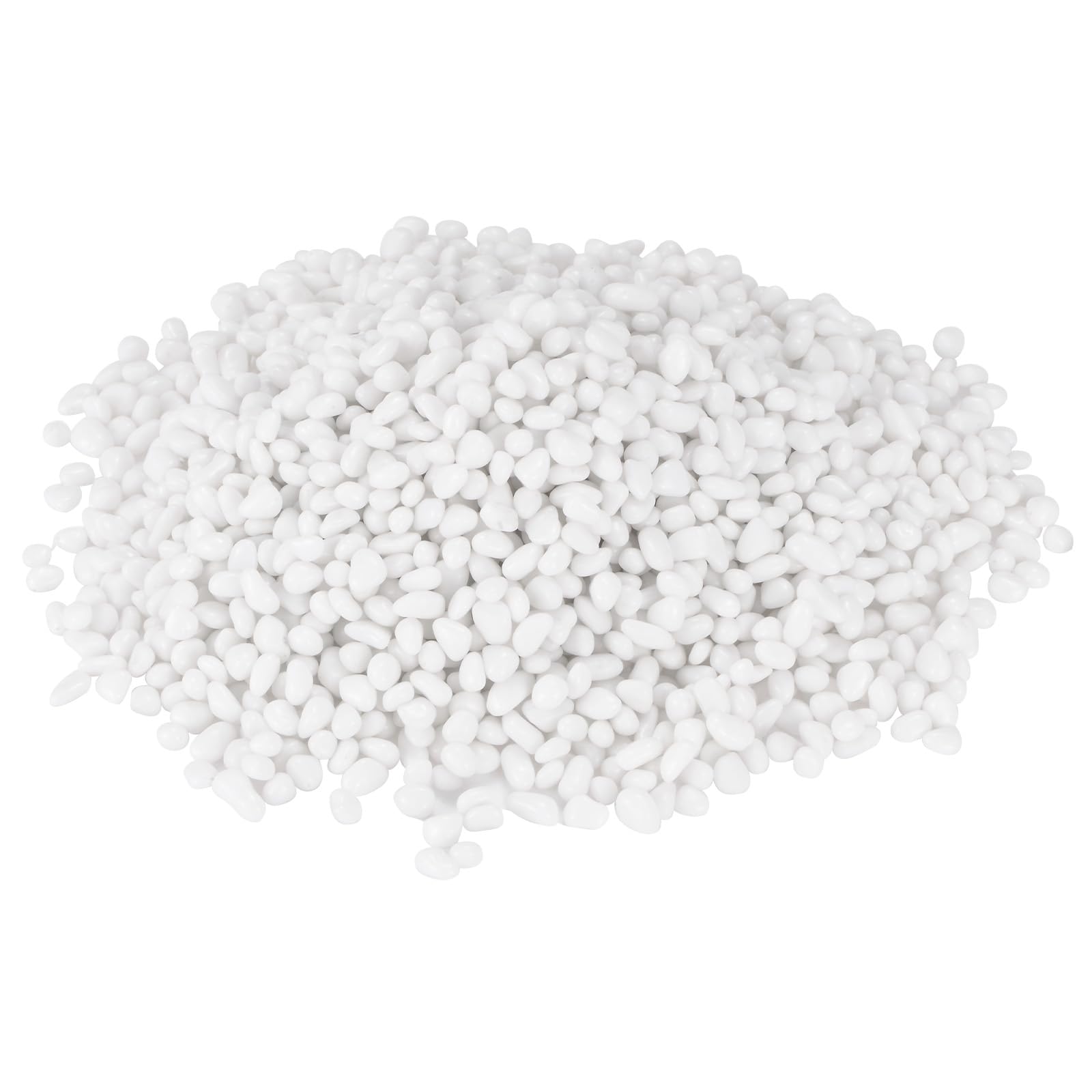 M METERXITY High Luster Round Fire Glass Beads, Glass Gems, Glass Pebbles
