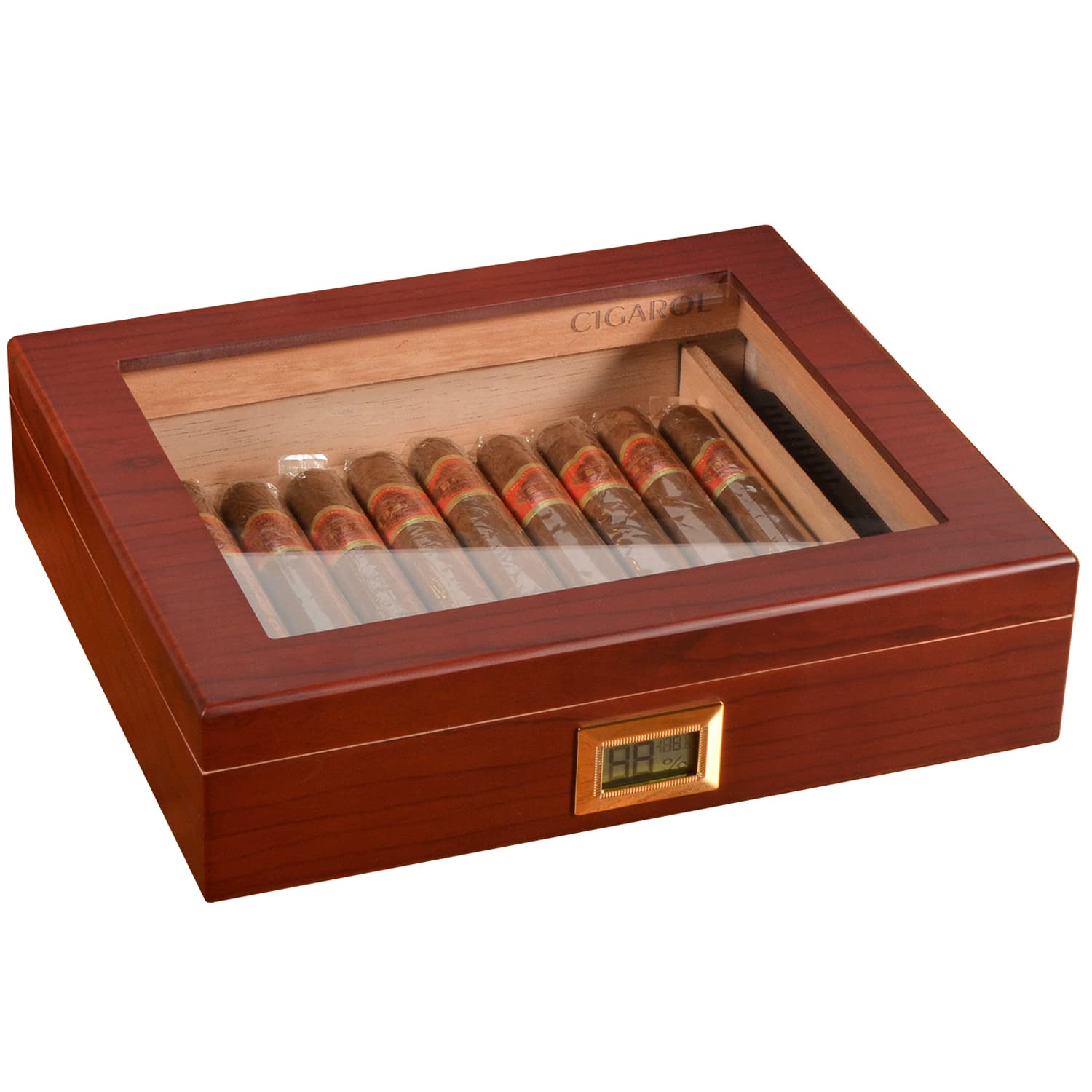 Buy Volenx Cigar Humidor, Humidor Cigar Box Desktop with Digital