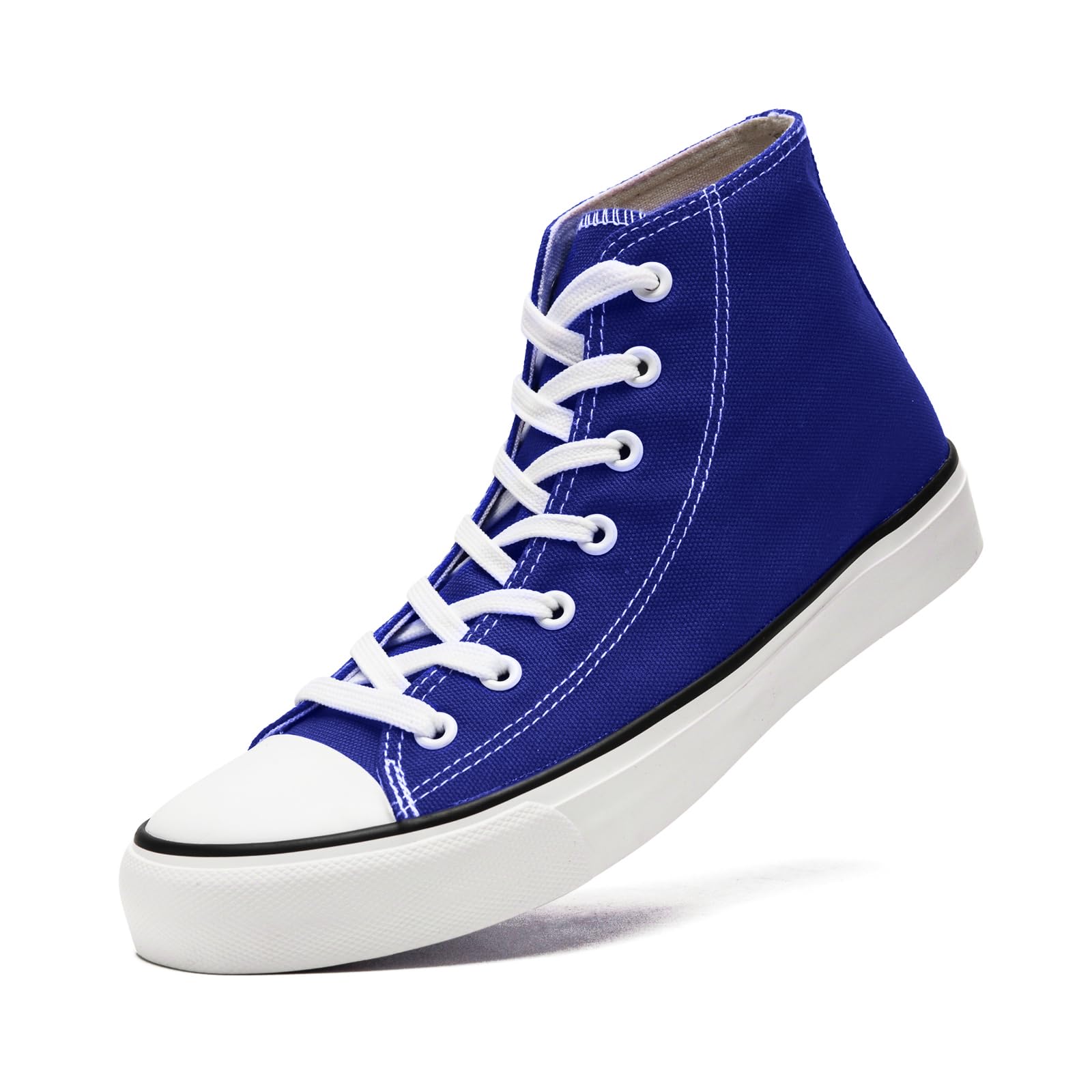 sharllen High Top Sneakers Damen Canvas Stoffschuhe Damen Atmungsaktive Turnschuhe Freizeit Leicht Stoff Schuhe Leinenschuhe Segeltuchschuhe