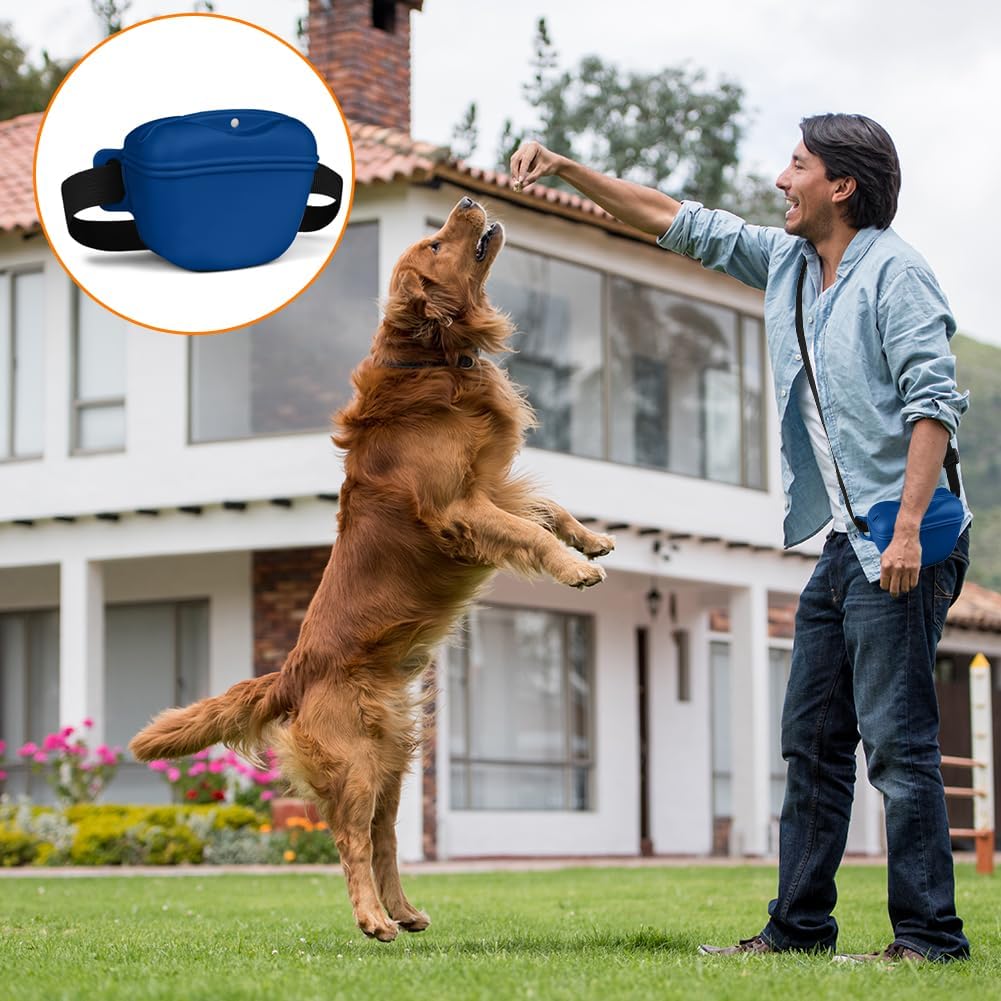 Sac à friandises avec clicker et ceinture réglable pour dressage canin