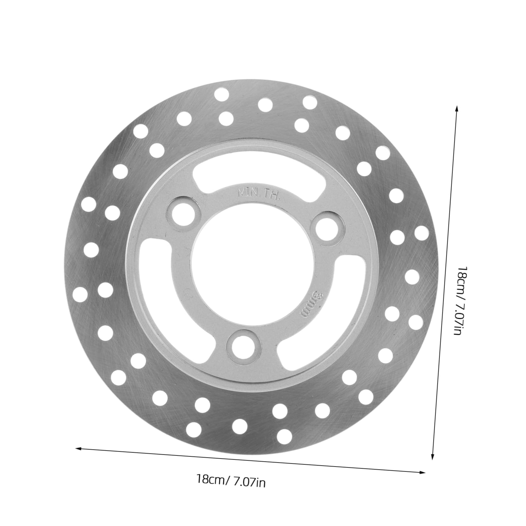 HEMOTON Electric Bike Brake Disc Durable Disc Brake Rotor for Bicycles Silent Cycling Brake Disc for Enhanced Performance