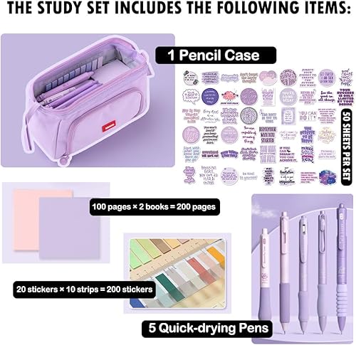 Miniatura 8 de HVOMO Pencil Case Large Capacity Pencil Pouch Handheld Pen Bag Cosmetic Gift for Office School Teen Girl Boy Men Women Adult (Blue)