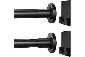 1-Inch Diameter Adjustable Spring Tension Rods for Shower Curtain