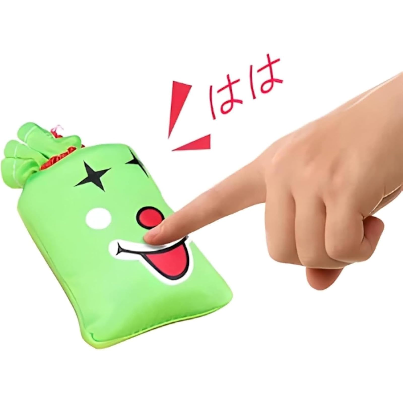 Amazon | 笑い袋 ハッピーバッグ ピエロ顔デザイン 押すと笑い声が鳴る