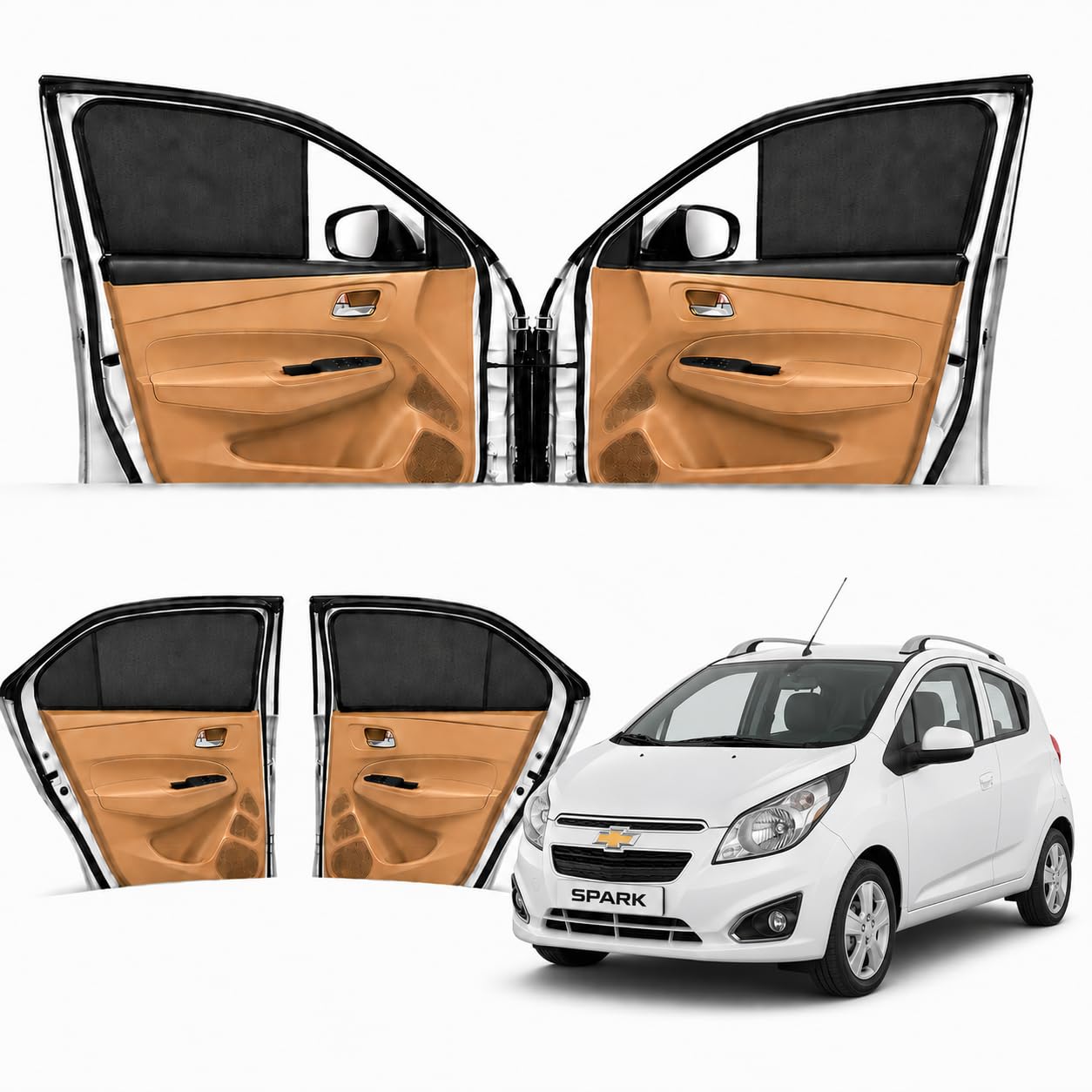 Motronix Car Sunshade for Maruti Wagon R 2019 Onwards | Non