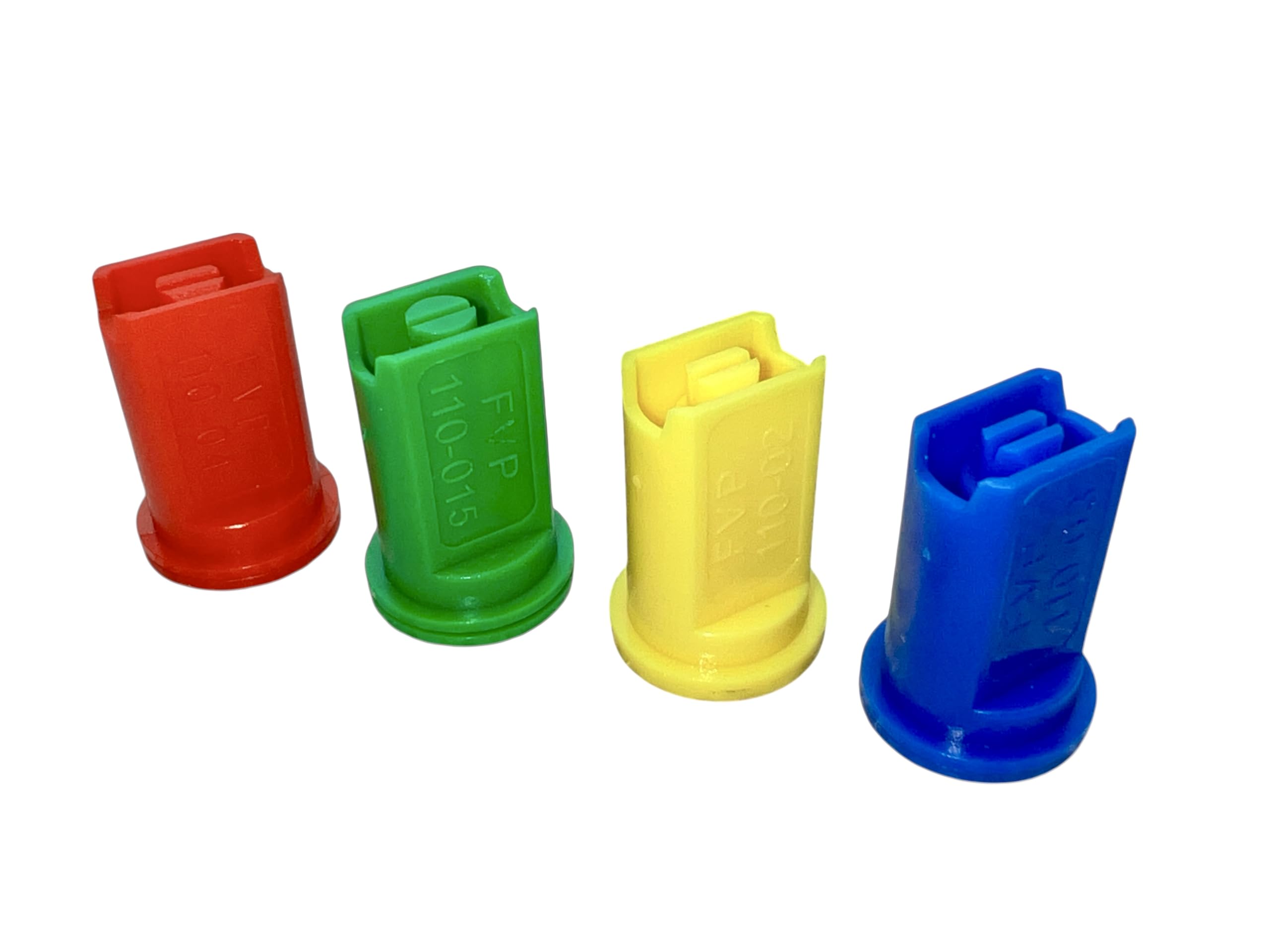 Air Induction Anti Drift Bubble Jet Sprayer Nozzles, 110 Degree Nozzle Tips, Pack of 4 (Blue)
