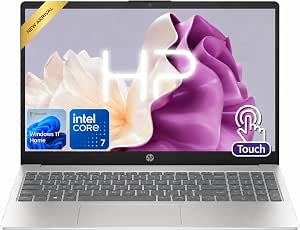 HP Touchscreen Business Laptop, 10-Core Intel Core i7, 15.6" FHD IPS Touch, 16GB DDR5 RAM, 512GB SSD, Windows 11