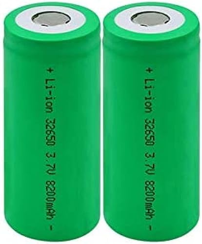 3.7V 8200mAh 32650 Lithium Battery, High Current High Discharge Rechargeable Battery for Flashlight Backup Power, 1 Pcs
