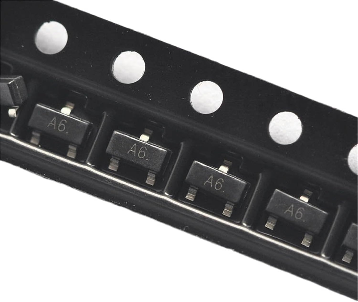 BAS16 A6 SMD Transistor SOT-23 0.15A/75V Surface Mount High-Speed Switching Diodes(500 Pcs)