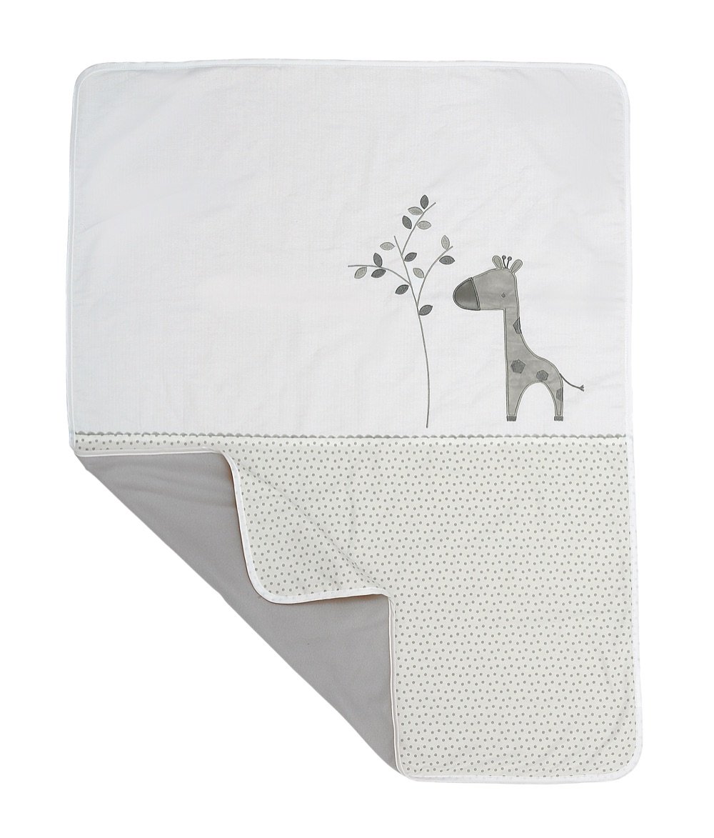 Baby Elegance Best Friends Cot Bed Coverlet, Grey