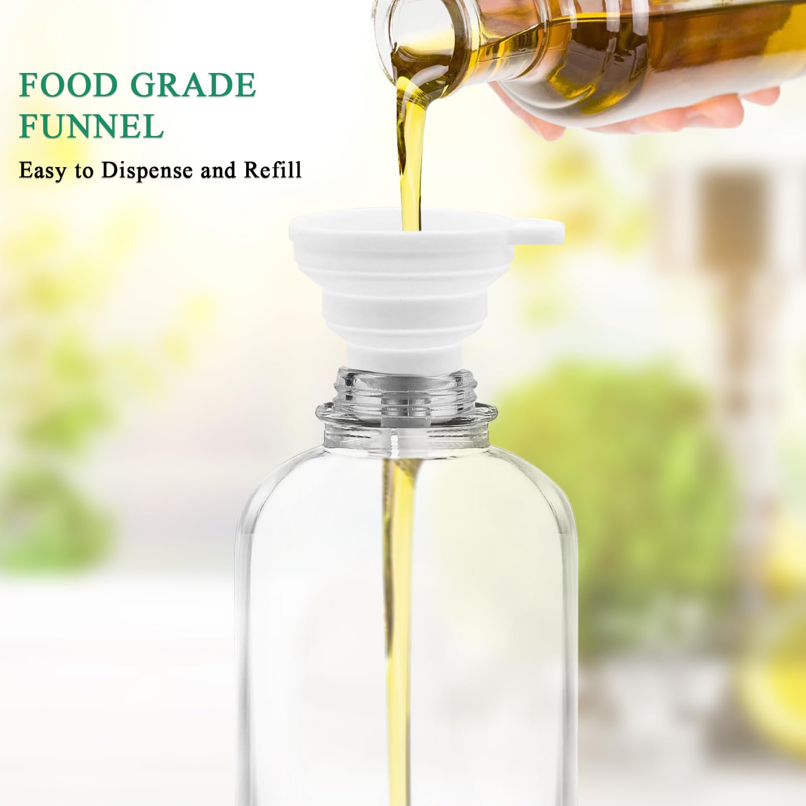 Dispenser per Sciroppo di Caffè Caraffa per Sciroppo in Vetro da 500ML con Etichette e Pompa Sispenser per Vaniglia e Caramello per Bar e Accessori da Cucina (1 pezzo - Argento Quadrato, 500ML)