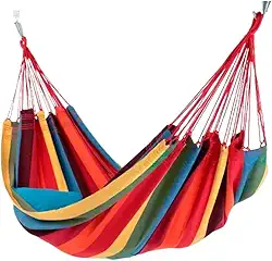 Rede Dormir Descanso Balanço Individual Colorida Melancia (Vermelho)