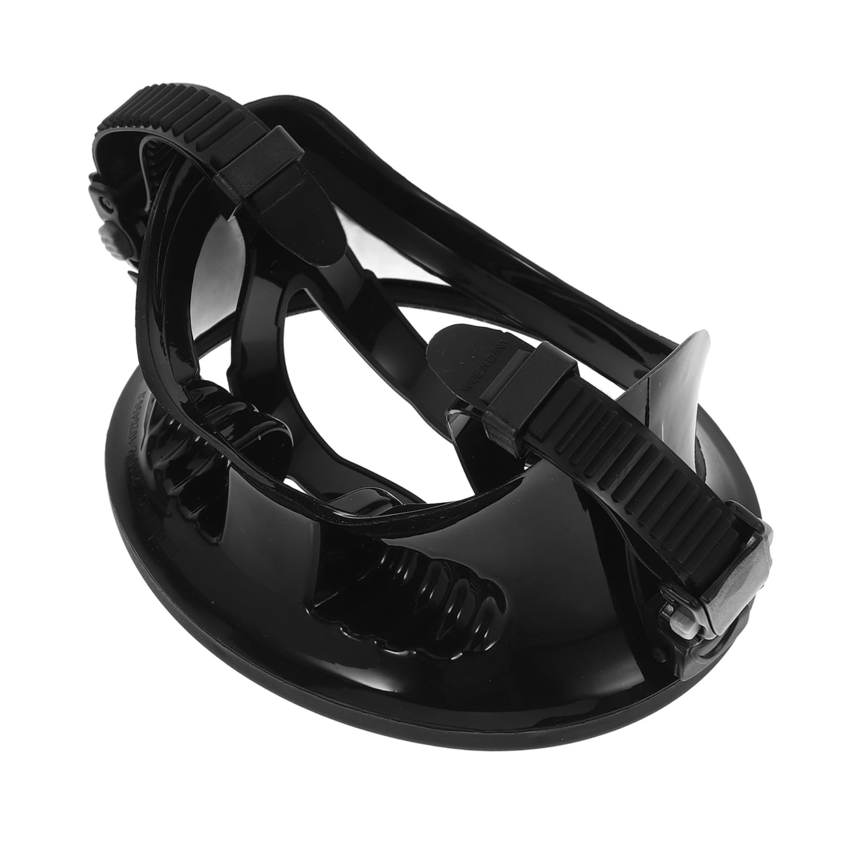 Maschera da Immersione Panoramica Anti-fog in Silicone 1 Pz | Lente in Vetro Temperato, Nero, per Nuoto e Snorkeling, Chiusura a Tenuta Contro le Infiltrazioni