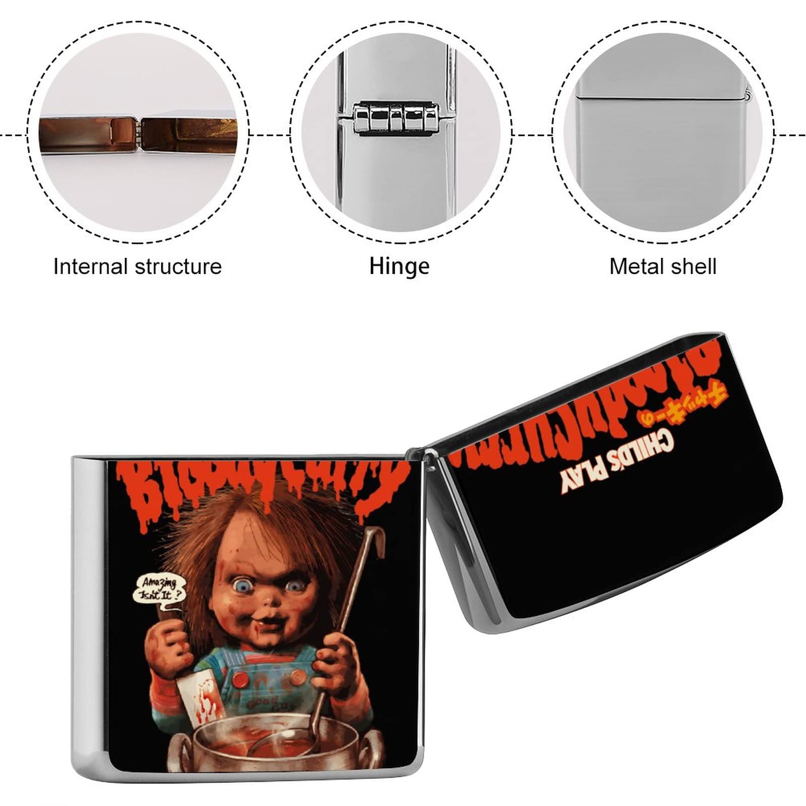 Amazon.co.jp: ZIPPO兼用ケース チャイルド プレイ チャッキー ホラー