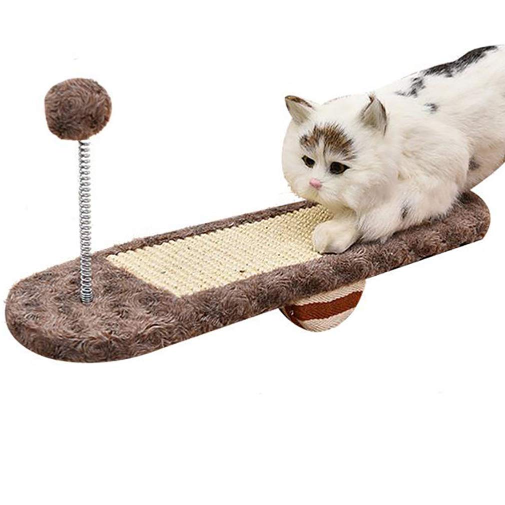 cat scratch toy with ball