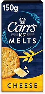 Carr's Melts Cheese Crackers, 150 g (Pack of 1)
