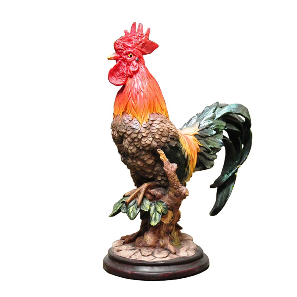 Sculpture de coq de jardin pour rompre la monotonie de votre pelouse et balcon terne