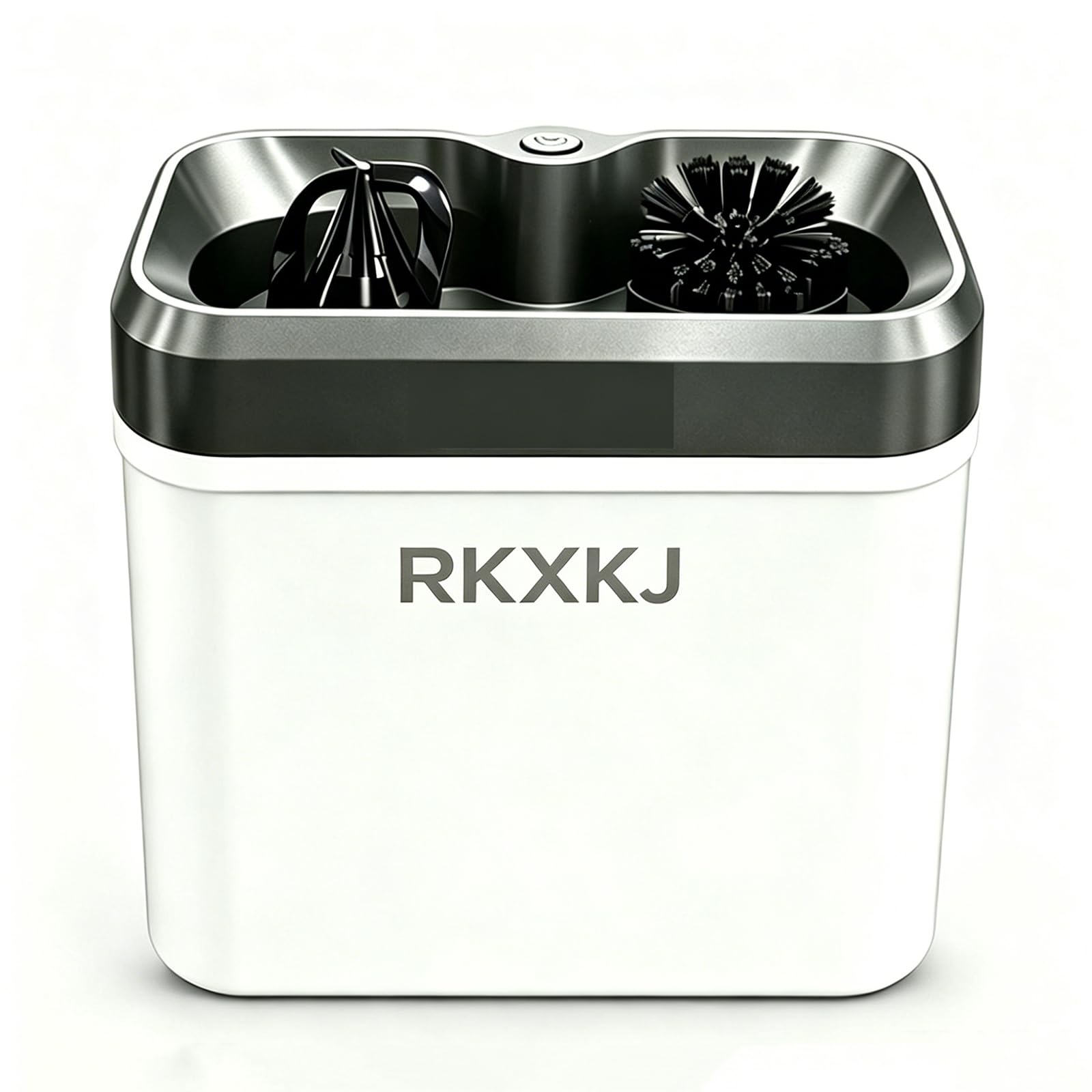 Kit De Limpieza De Portafiltros De Café, Limpiador Automático De Posos, Velocidad De Rotación De 340 RPM, Incluye Raspador Y Cepillo, para Portafiltros De Espresso, Cafe Barista Station