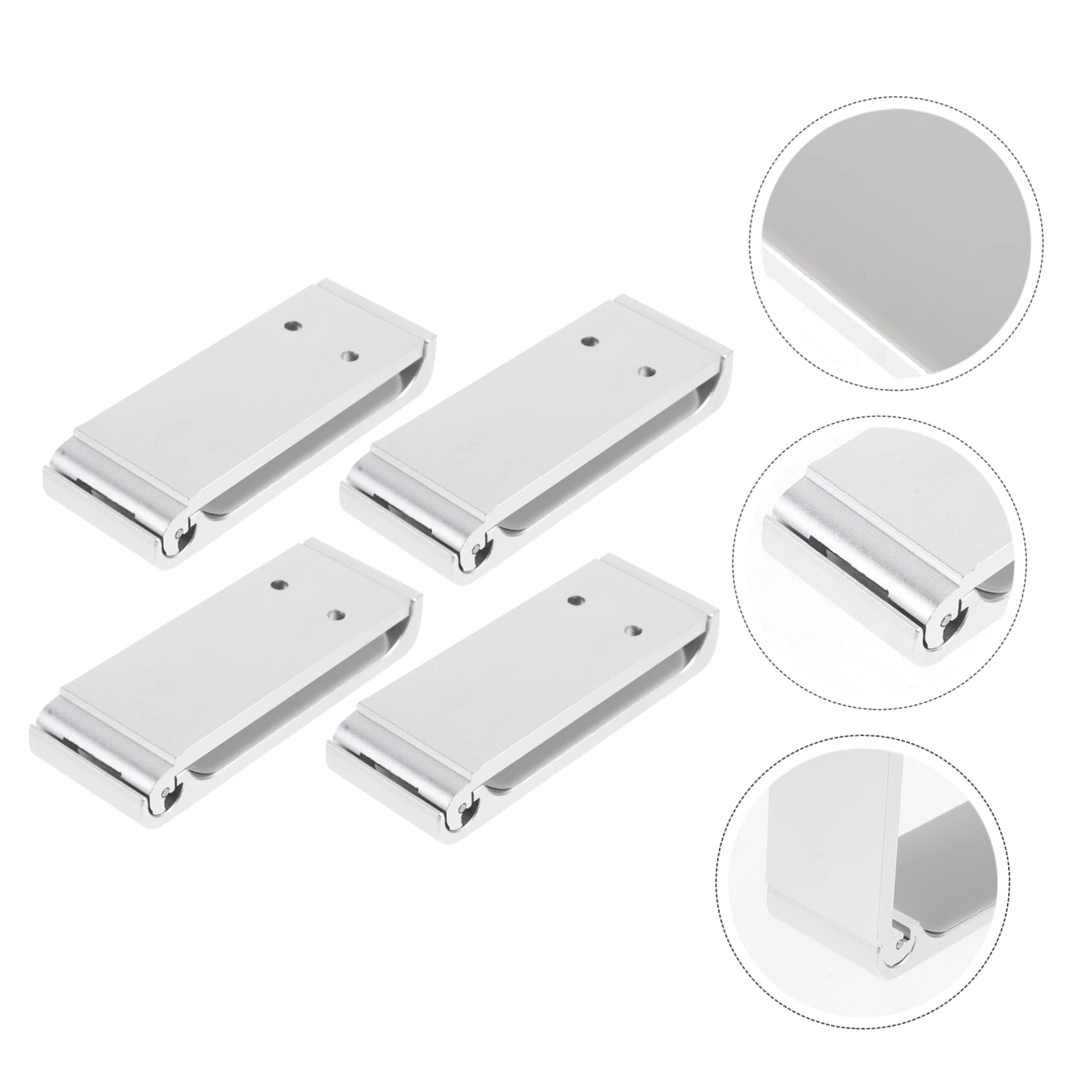 Angoily 4sets Supporto Per Cuffie Lega Di Alluminio Supporto Pratico Per Cuffie Da Gaming Facile Installazione e Design Compatto Di Capacità Di Carico