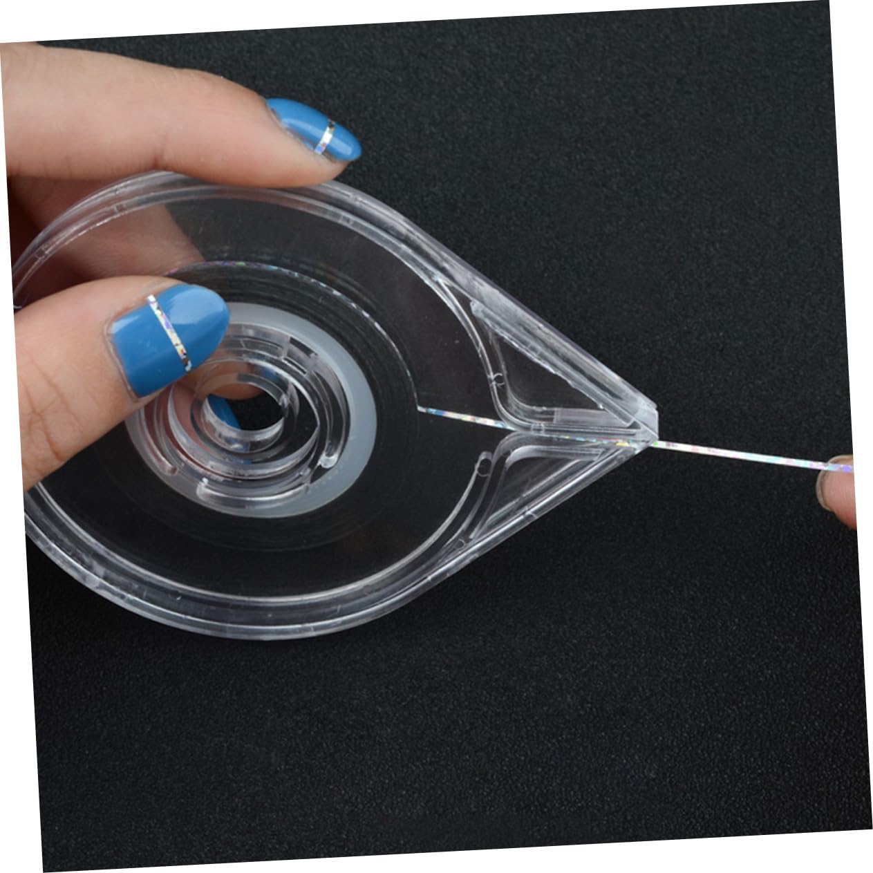 NOLITOY Nail Strip Storage Box 20pcs Manicure Wire Extraction Tool Portable Easy to Use Perfect for Nail Art