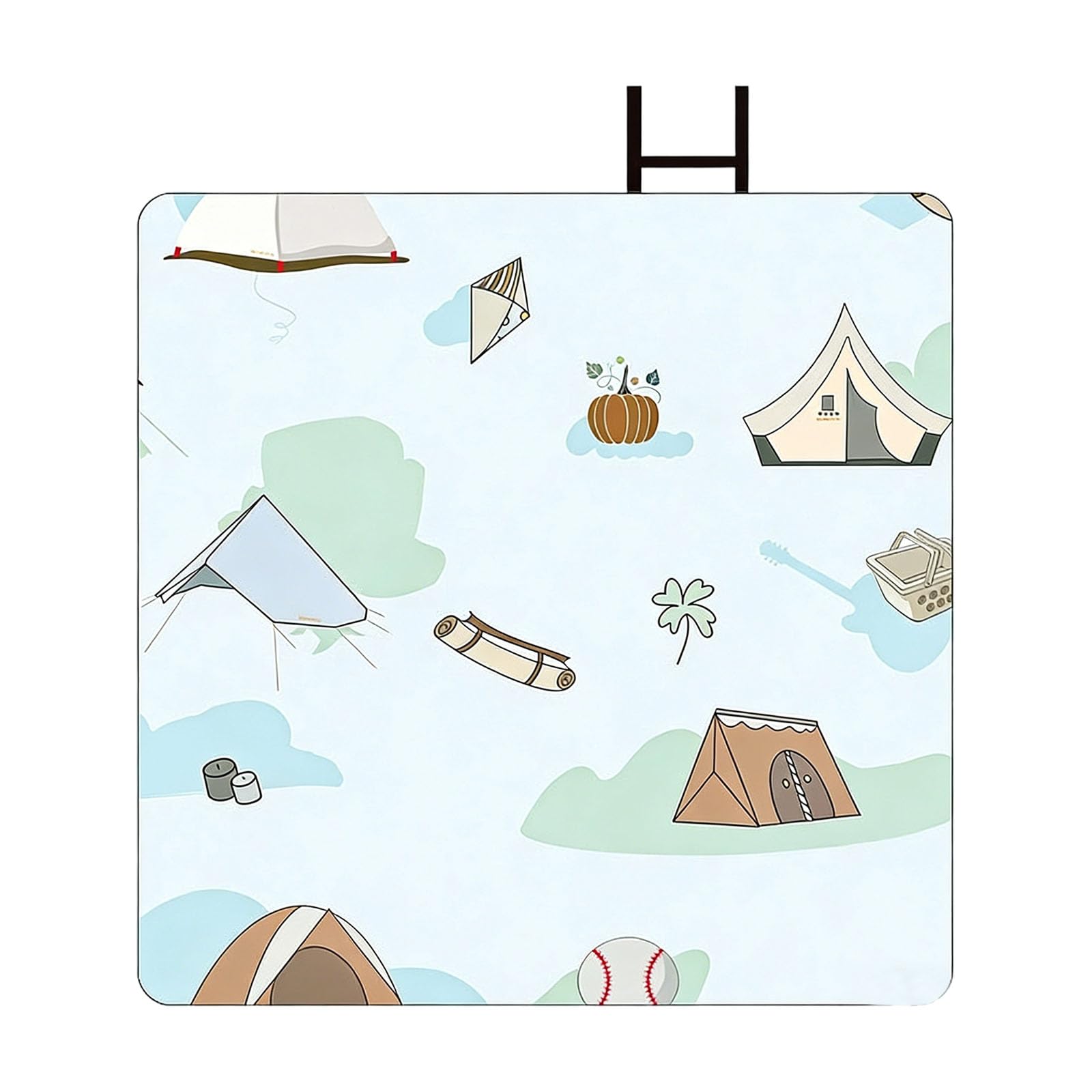 Générique Tapis épais pour Pique-Nique Yoga, Souple, Nettoyage Facile, Utilisation multifonctionnelle, imperméable