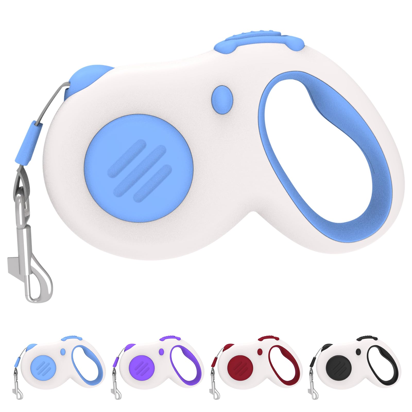 TAPMEI Retractable Dog Lead 16Ft/5M for Small Medium Dog 50lbs Blue