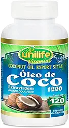 Óleo de coco - Extra virgem - 120 cápsulas