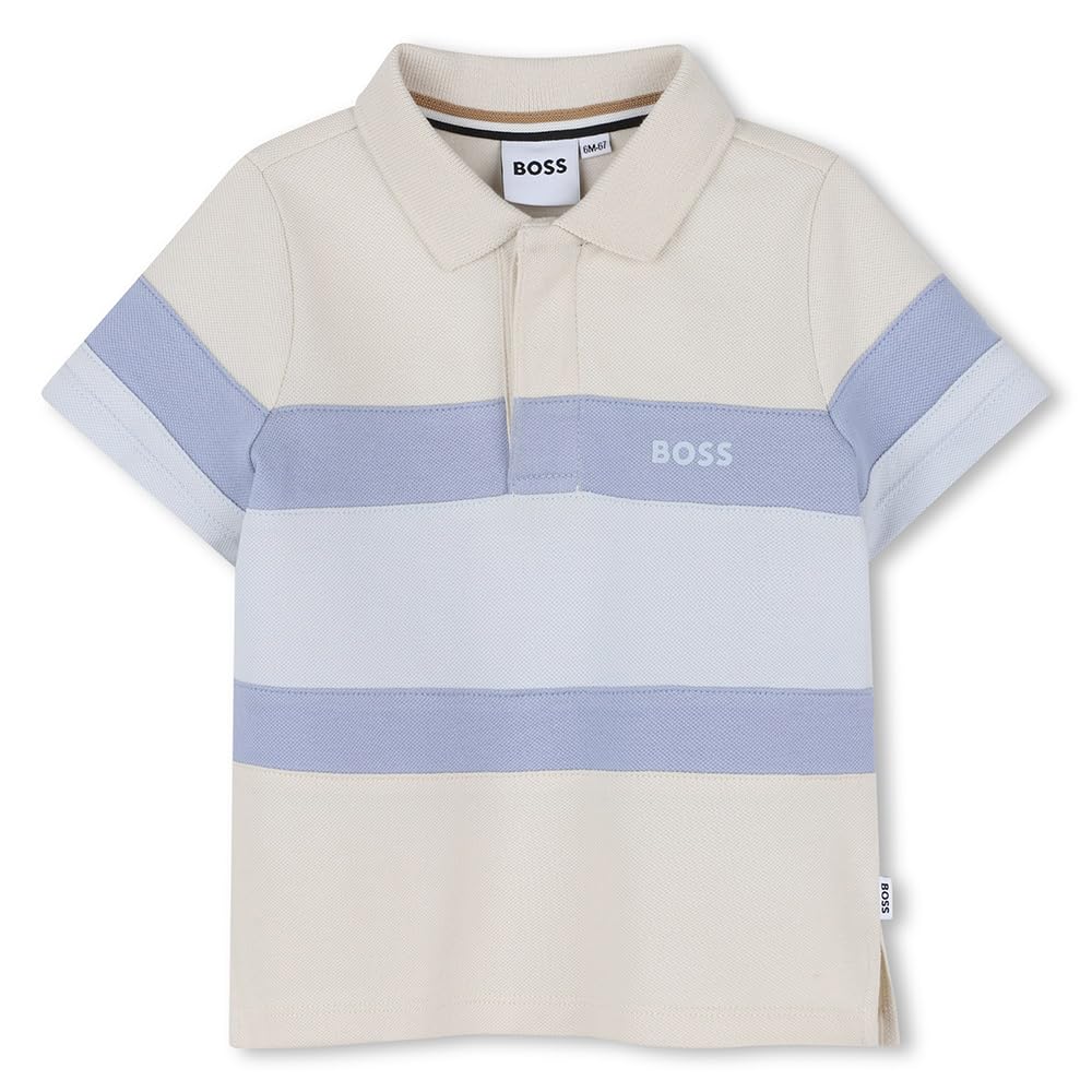Boss Polo Shirt Baby Boys, Beige, Beige, 3 Mesi