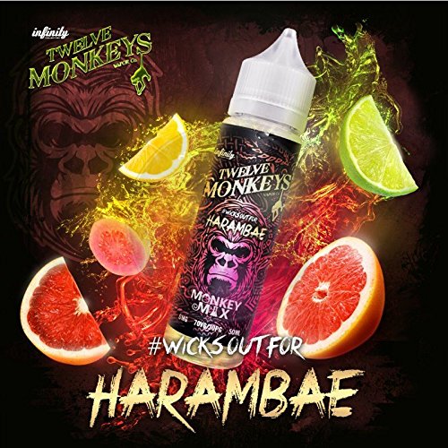 Harambae (50ml) Plus e Liquid by Twelve Monkeys Nikotinfrei