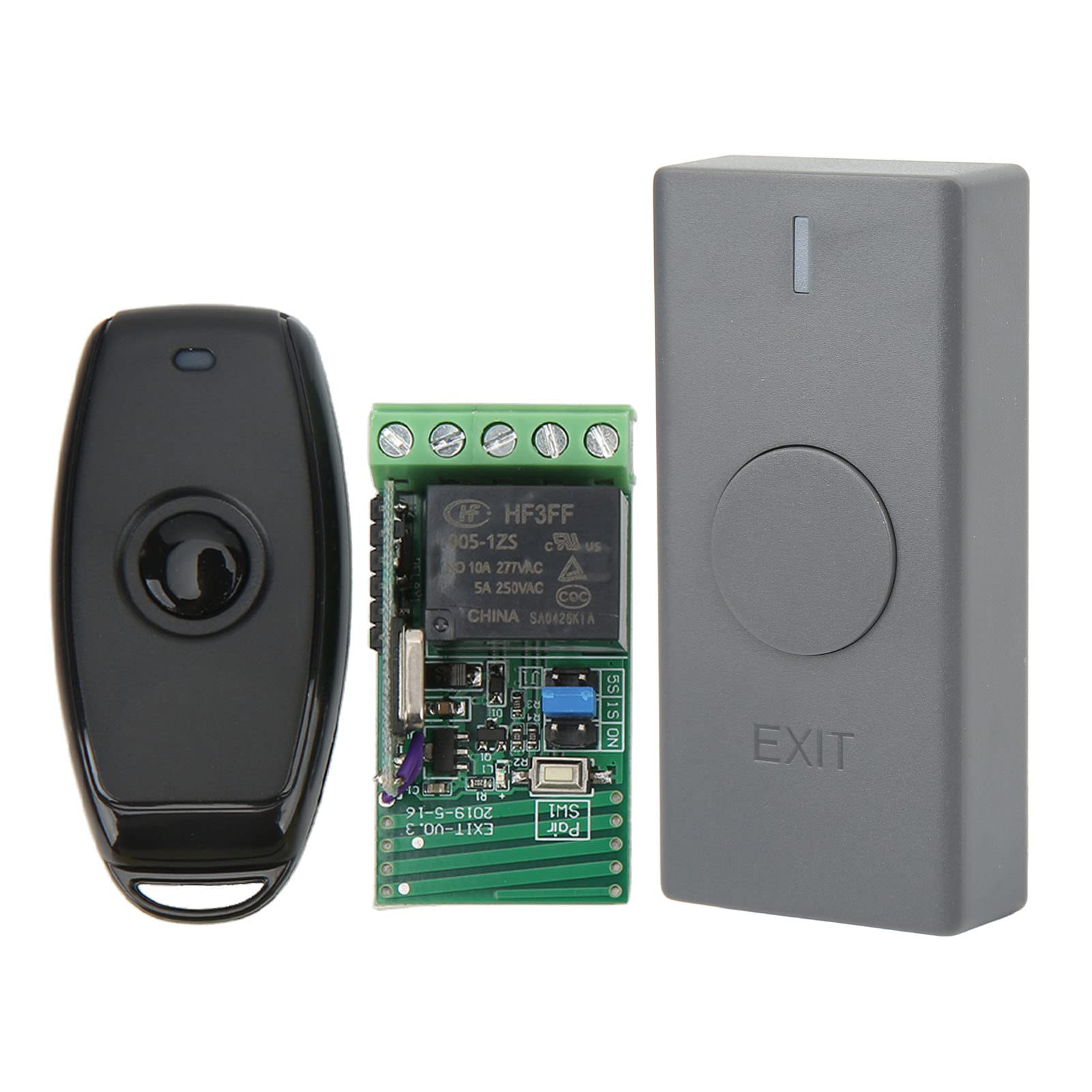 Wireless Access Control System with Door Exit Button Controller Remote Control DC 12V for Entrance Keyless Entry Door Lock for Home Offirce Apartment