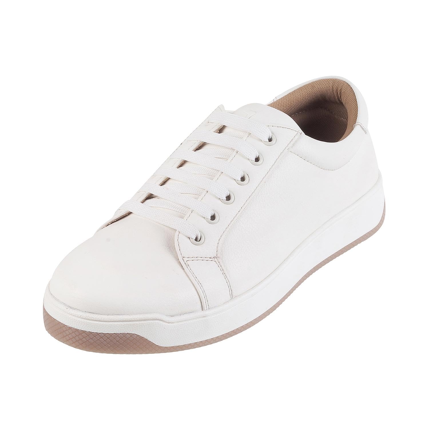 Mochi Men White Synthetic Leather Sneaker UK/7 EU/41 (71-130) (B0CQHGBYQL) Amazon Price History, Amazon Price Tracker