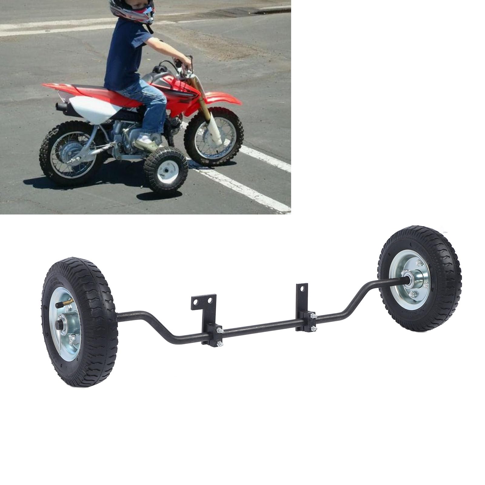 Akozon Rueda de Entrenamiento para Moto de Cross de 8 Pulgadas 1602 UT H Ruedas Todoterreno Universales Rueda de Entrenamiento para Motocicleta de Repuesto Rueda de Entrenamiento
