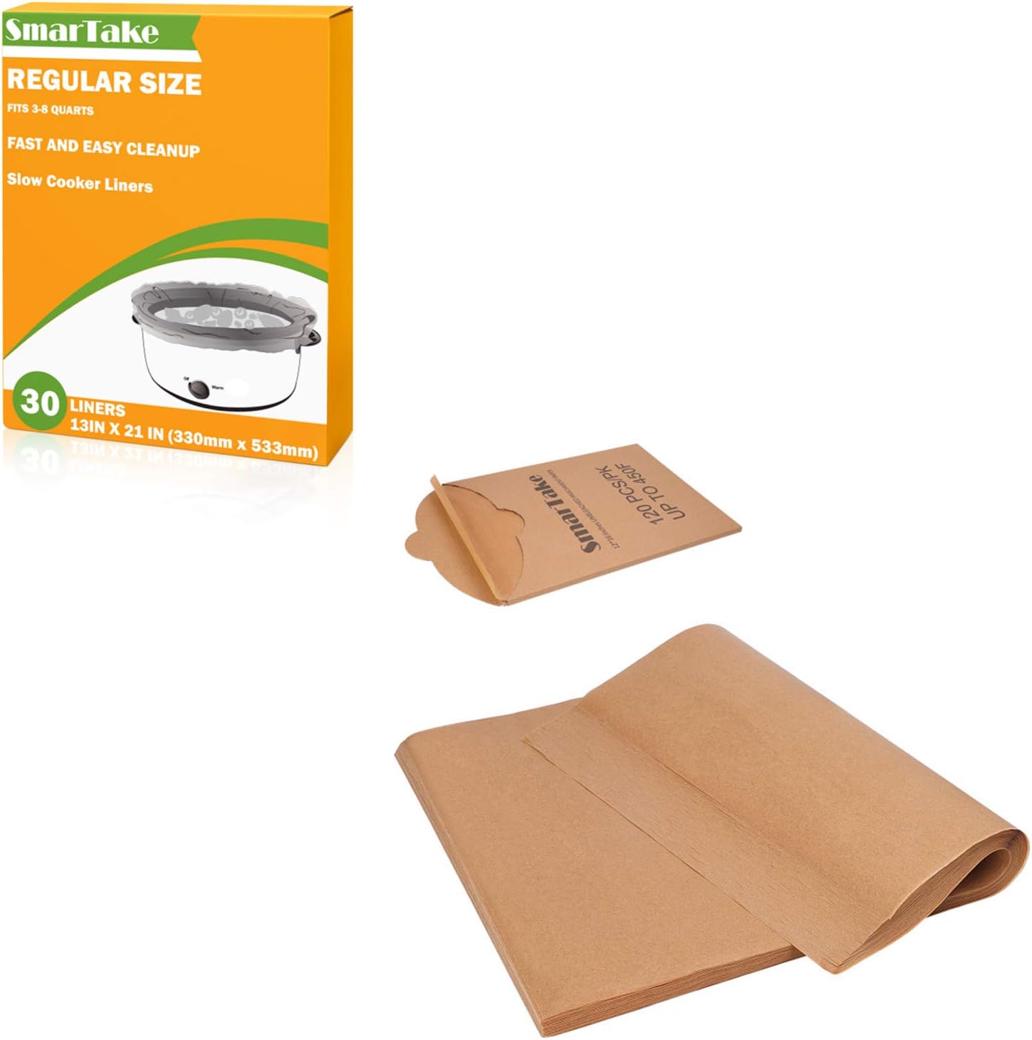 SMARTAKE 120 Pcs 12 × 16 Inches Parchment Paper Bundle with
