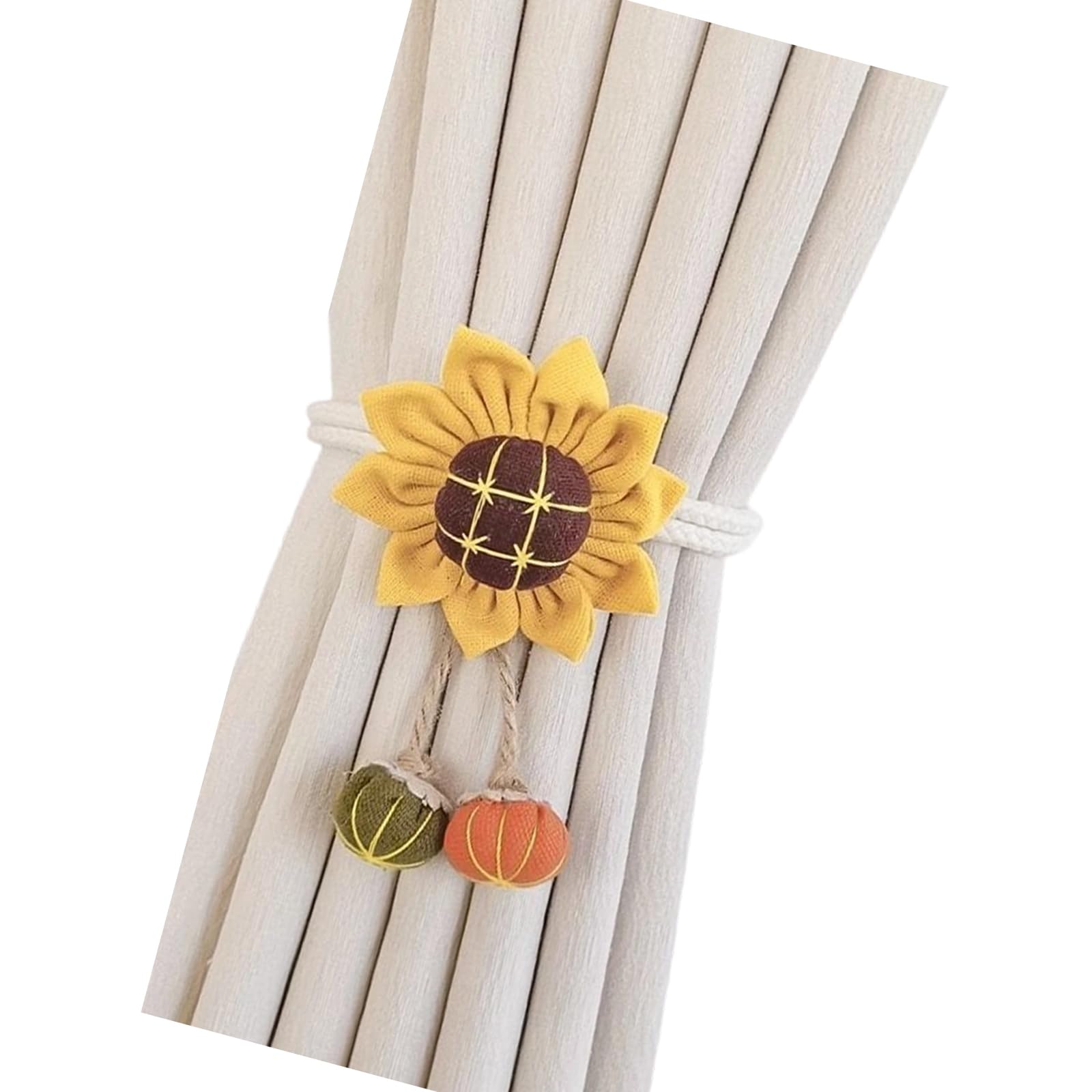 Drape Tieback Holders Curtain Tiebacks Flower Curtain Buckles Rope Decorative Curtains Holdbacks for Offices Home Decors Tiebacks for Drapes